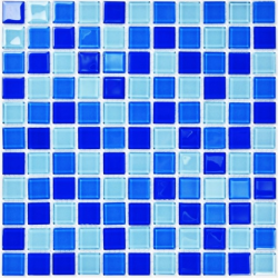 Мозаика Bonaparte Blue wave-2 (25х25х4) 300х300, глянцевая