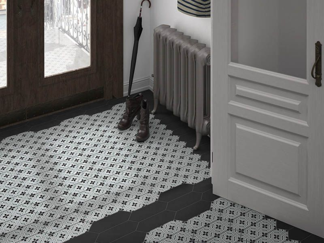 Плитка Equipe Kite 22987 Black 10x30