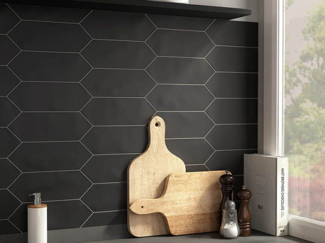 Плитка Equipe Kite 22987 Black 10x30