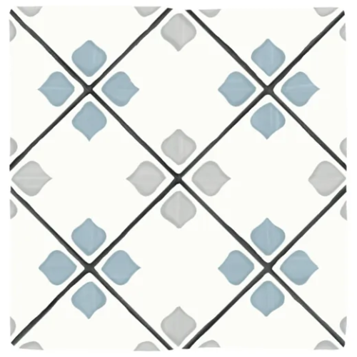 Керамогранит Harmony 31083 Tanger Silver Rhomb 12.3x12.3