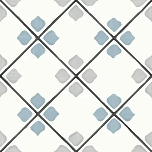 Керамогранит Harmony 31083 Tanger Silver Rhomb 12.3x12.3
