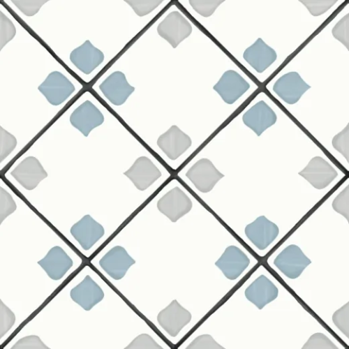 Керамогранит Harmony 31083 Tanger Silver Rhomb 12.3x12.3