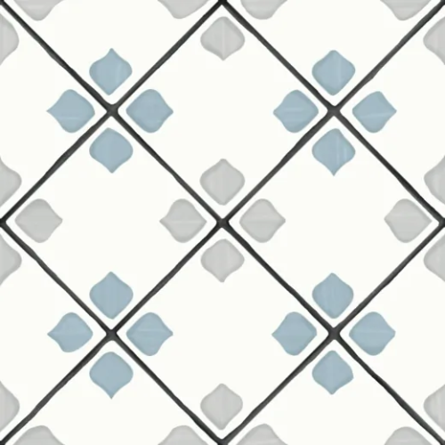 Керамогранит Harmony 31083 Tanger Silver Rhomb 12.3x12.3