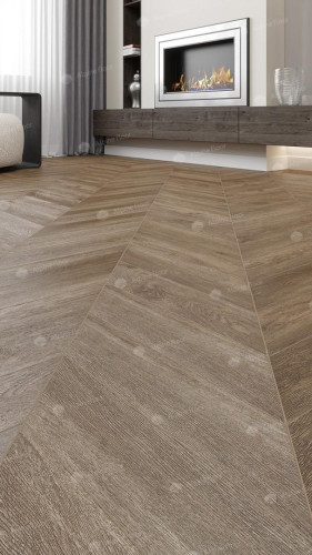 Кварцвиниловая плитка Alpine Floor Chevron Alpine Макадамия ECO 18-5 MC