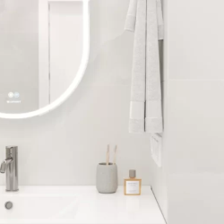 Керамогранит Ceradim х9999305441 Onyx Royal Cloud Светло-серый Полированный 80х80