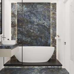 Керамогранит Laparet х9999309526 Rigel Azul синий матовый+гл.чернила 80x160