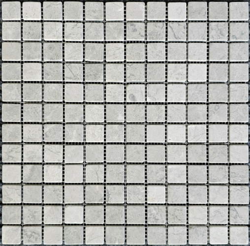 Мозаика Pixel Mosaic PIX 329 Tundra Grey, чип 23х23 мм, сетка 305х305х4 мм, Матовая