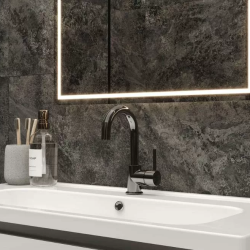 Керамогранит Laparet SG50005520R Galaxy Nero Графитовый 60х119.5