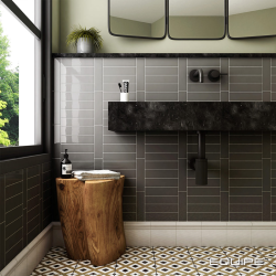 Плитка Equipe Evolution 20901 Gris Oscuro Brillo 10x40