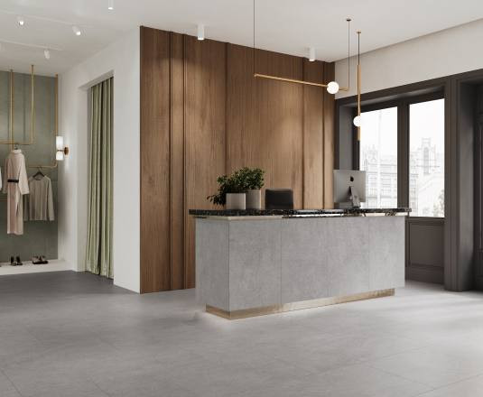 Керамогранит Laparet Sandstone Grigio PRO серый матовый r 60х60