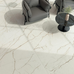 Керамогранит Atlas Concorde Russia 610015000700 Forte dei Marmi Quark Sahara Blanc Lapp Rett 80x80