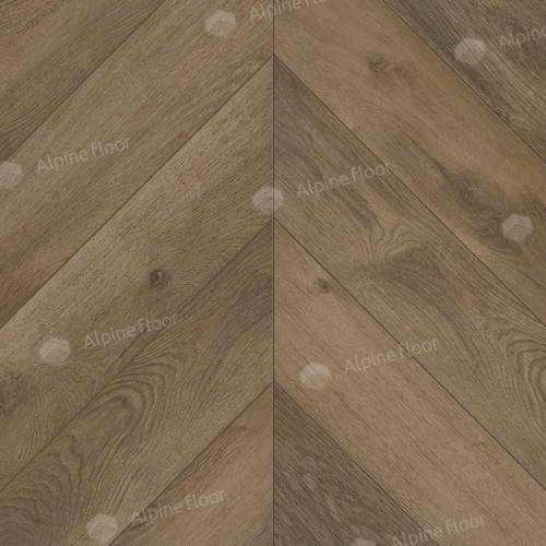 Кварцвиниловая плитка Alpine Floor Chevron Alpine Дуб Насыщенный ECO 18-4 MC