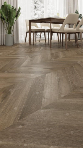 Кварцвиниловая плитка Alpine Floor Chevron Alpine Дуб Насыщенный ECO 18-4 MC