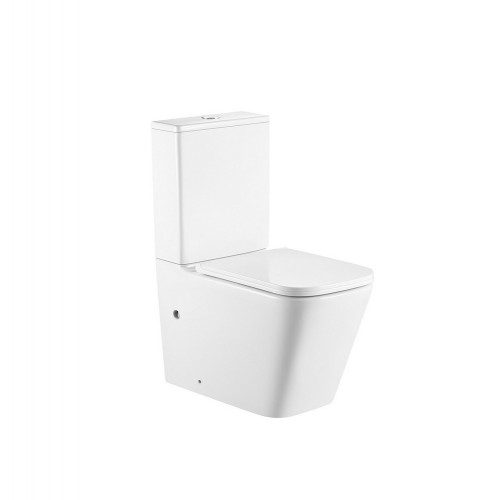 Унитаз ABBER Rechteck AC1210T компакт белый, безободковый, смыв торнадо