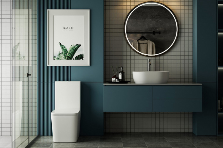 Унитаз ABBER Rechteck AC1210T компакт белый, безободковый, смыв торнадо