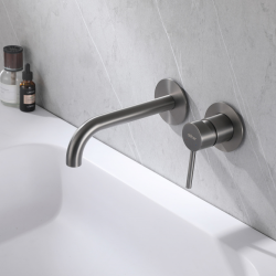 Смеситель ABBER Wasser Kreis AF8112NG для раковины скрытого монтажа, никель