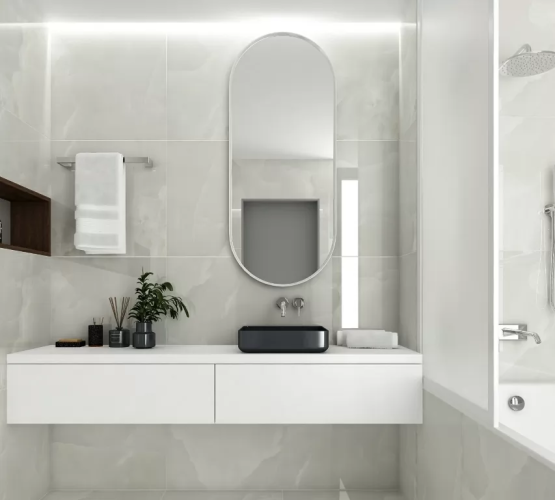 Керамогранит Ceradim х9999301490 Onyx Royal Cloud Светло-серый Полированный 60х120