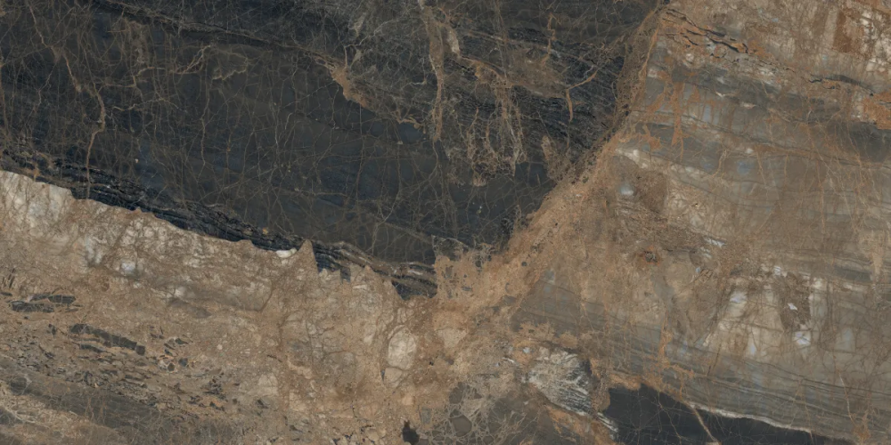 Керамогранит Laparet х9999309524 Lunar Marron коричневый матовый+гл.чернила 80х160