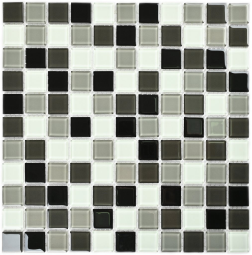 Мозаика Bonaparte Carbon mix (25х25х4) 300х300, глянцевая