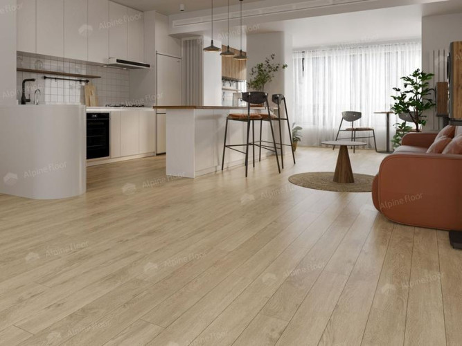 Кварцвиниловая плитка Alpine Floor Grand Sequoia Village Миндаль ECO 11-607 MC