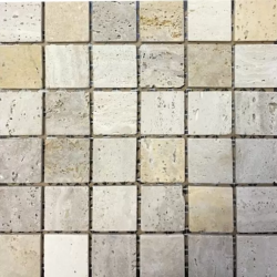 Мозаика NSmosaic K-718 камень (48*48) 298х298, матовая