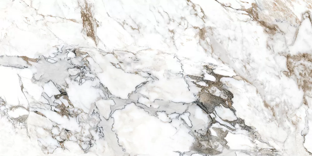 Керамогранит Vitra K949808FLPR Marble-X Бреча Капрайа Белый Полированный 60x120