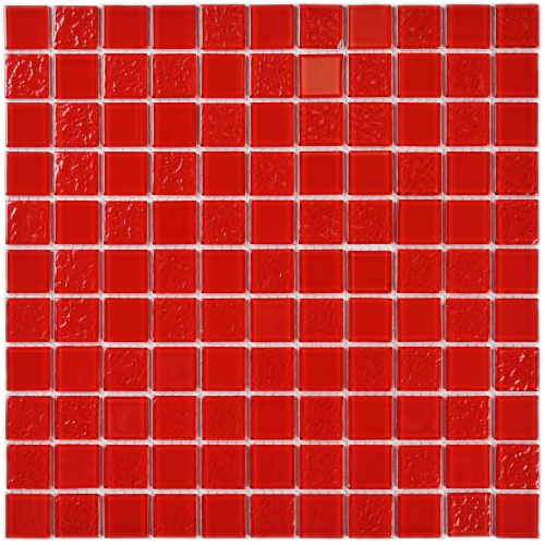Мозаика Bonaparte Red Rose (25х25х3,5) 300х300, глянцевая рельефная