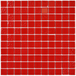 Мозаика Bonaparte Red Rose (25х25х3,5) 300х300, глянцевая рельефная