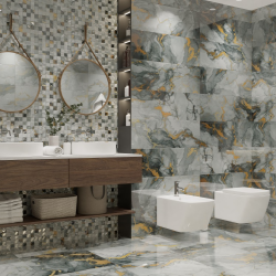 Плитка PrimaVera GL04B Tiziana Gold B glossy 30x90