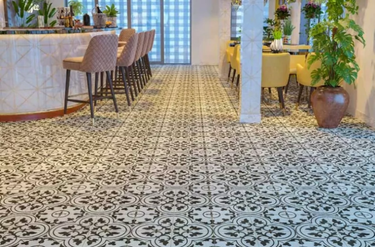 Керамогранит Etili Seramik Ledbury Charcoal Black Pre-cut 45x45