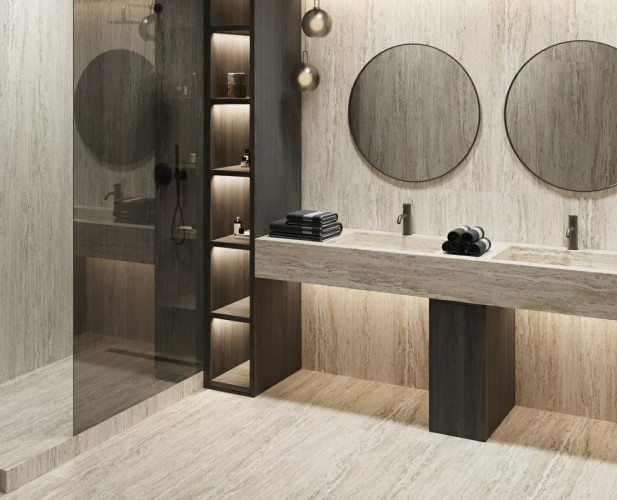 Керамогранит Buono Ceramica S4442M Travertino Beige Matt 60x120