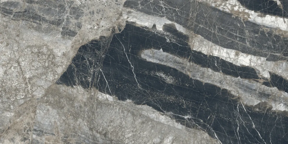 Керамогранит Laparet х9999309528 Lunar Nero графитовый матовый+гл.чернила 80х160