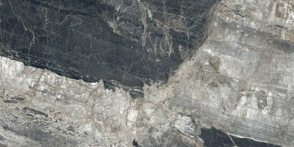 Керамогранит Laparet х9999309528 Lunar Nero графитовый матовый+гл.чернила 80х160