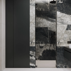 Керамогранит Laparet х9999309528 Lunar Nero графитовый матовый+гл.чернила 80х160