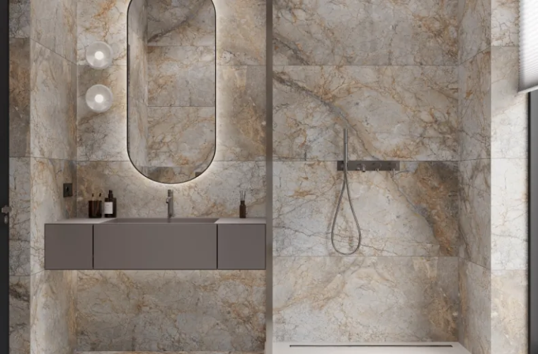 Керамогранит Laparet х9999312962 Spark коричневый лаппатированный шайн 60х120