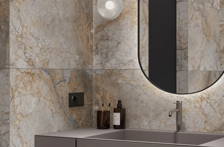 Керамогранит Laparet х9999312962 Spark коричневый лаппатированный шайн 60х120