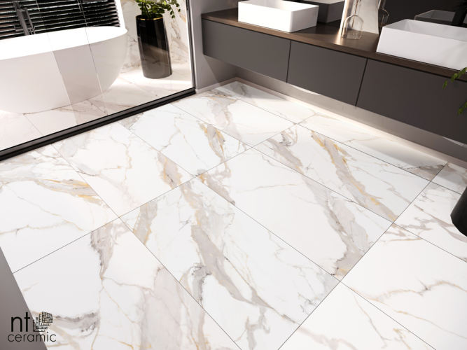 Керамогранит NT Ceramic NTT9120M Calacatta Light Grey mat 60x120