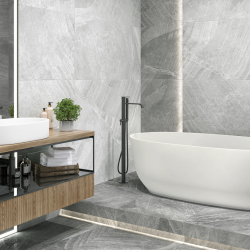 Керамогранит Delacora D60203M Rock Gray матовый карвинг 60x60