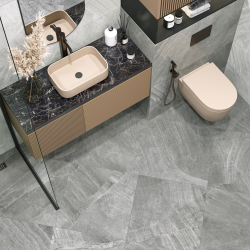 Керамогранит Delacora D60203M Rock Gray матовый карвинг 60x60