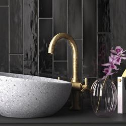 Плитка Equipe Manacor 26926 Black 6,5x40