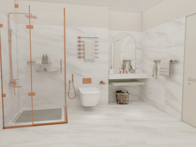 Керамогранит Duna RP-238597 Hydro Bianco GLR 60x120