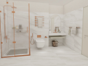 Керамогранит Duna RP-238597 Hydro Bianco GLR 60x120