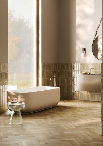 Кварцевый ламинат SPC Fargo Herringbone Дуб Робуста 44-81996-9