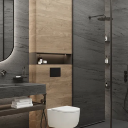 Керамогранит Laparet х9999312948 Fog Night чёрный лаппатированный шайн 60х120