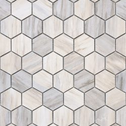 Мозаика LeeDo Ceramica Nuvola Rosato POL hex (23x40x6) 292x289, полированная глянцевая