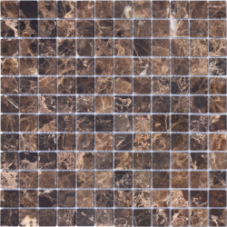Мозаика LeeDo Ceramica Emperador Dark POL (23x23x4) 298х298, полированная глянцевая