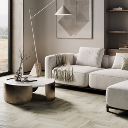 Кварцевый ламинат SPC Fargo Herringbone Дуб Лондонский Туман 44-81996-14