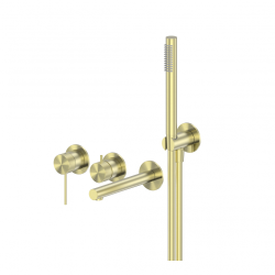 Смеситель ABBER Emotion 316 AF8830BG для ванны скрытого монтажа, золото брашированное