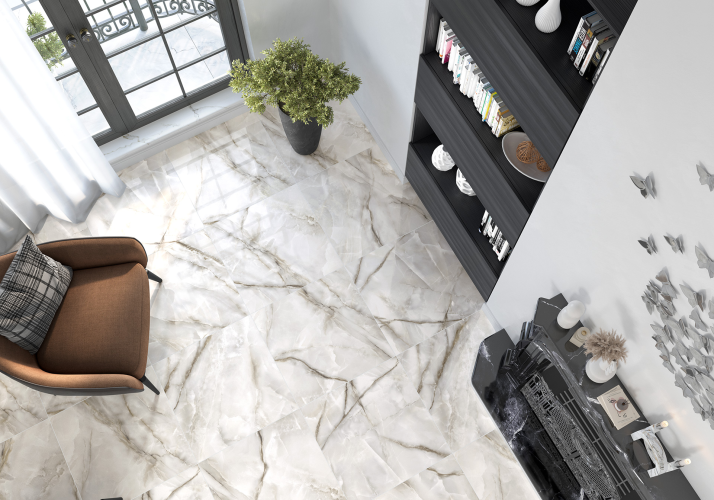 Керамогранит LCM 60120ORO15P Onyx Royal Gray 60x120