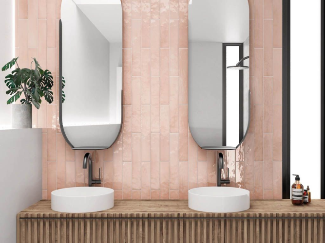 Плитка Equipe Manacor 26924 Blush Pink 6,5x40